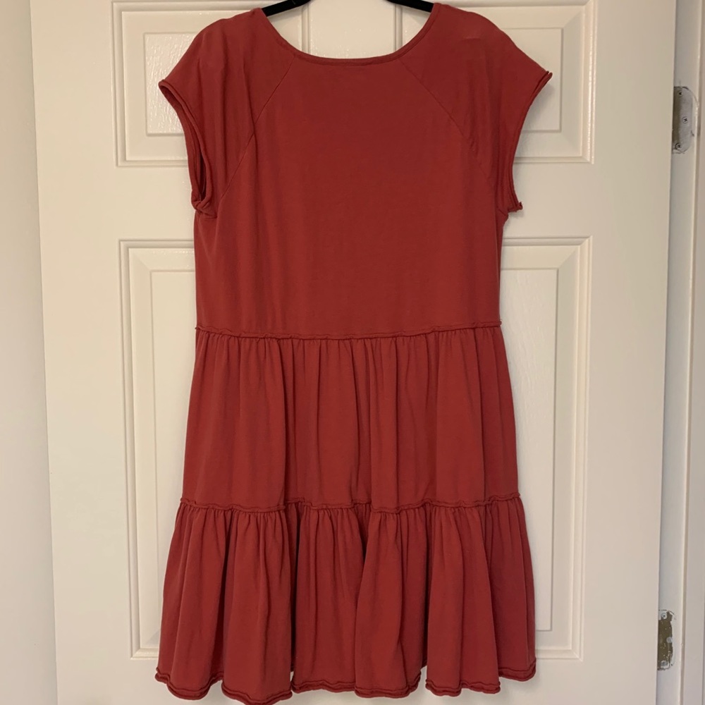 🎃American Eagle V-Neck Loose Babydoll Dress - Picture 4 of 4
